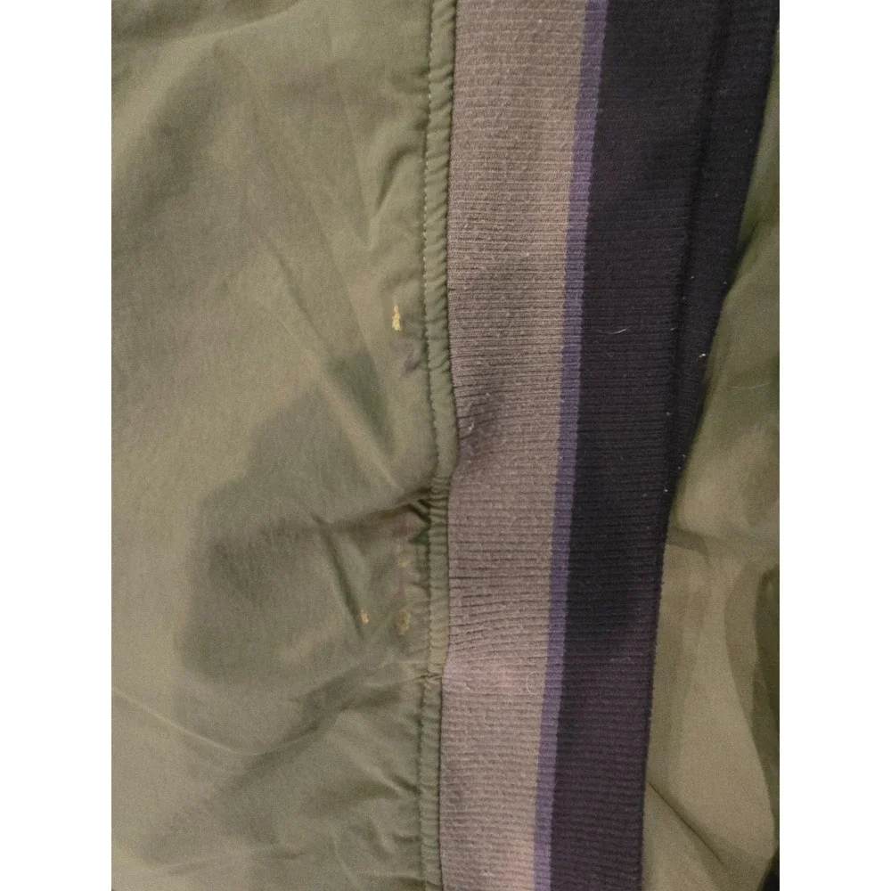 LEFLAH Jacket‎ Mens M Green Nylon Quarter Zip TKY20X Streetwear Loser & Hater